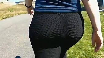 Mature Milf Exposes Her Big Ass In Public