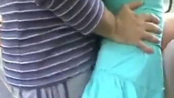 Handjob On The Bus For A Naughty Passenger
