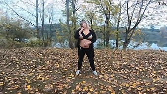 Lake Milf: Mature Woman Flaunts Her Curves In The Great Outdoors