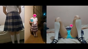 A Stunning Mexican Coed Has Sex With Her Next-Door Neighbor As A Present, Engaging In Intimate Acts With A Young Mexican Lad From Sinaloa, In A Genuine Homemade Video.