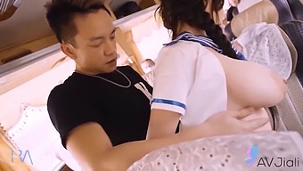 Busty Taiwanese Beauty Has A One-Night Stand On A Bus With A Stranger