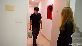 Amateur Latina Gets A Sensual Massage And Anal Sex From A Horny College Student.