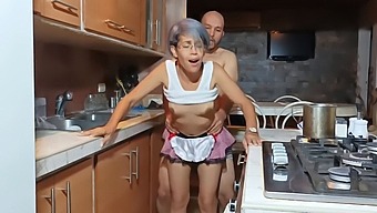 I Seduce My Stepmother In The Kitchen Despite My Father Being Nearby