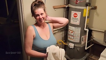 A Forlorn Mature Woman Entices A Youthful Tenant Of Her Cellar Flat. The Landlady Installment One