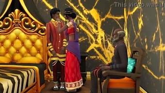 Hotel Room Threesome With Indian Bride And Stepdad To Help Stepson Lose Virginity