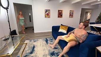 Stepmom And Stepdaughter Indulge In Threesome With Her Boyfriend