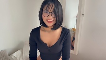 Anime Girl Loses A Bet And Gets Facial On Her Thighs