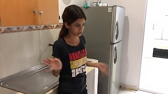 My Stepsister Gives Me A Rough Blowjob In The New House That My Parents Bought.